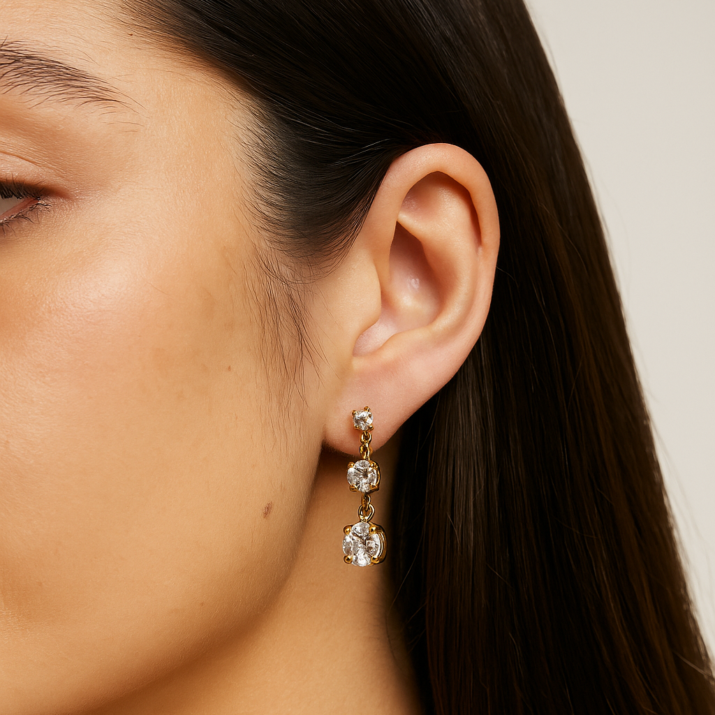 Diamond Icicle Earrings