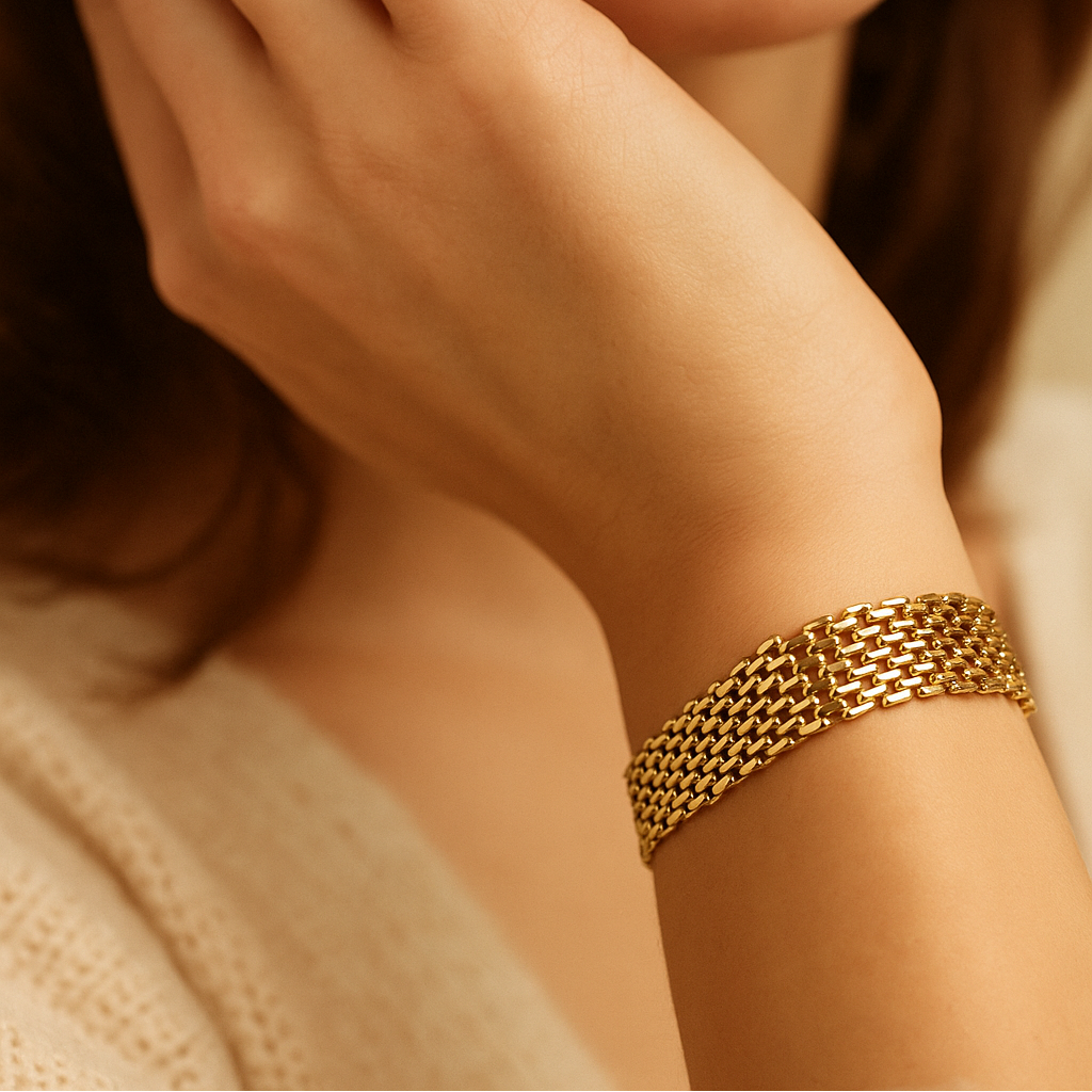Bold Mesh Bracelet