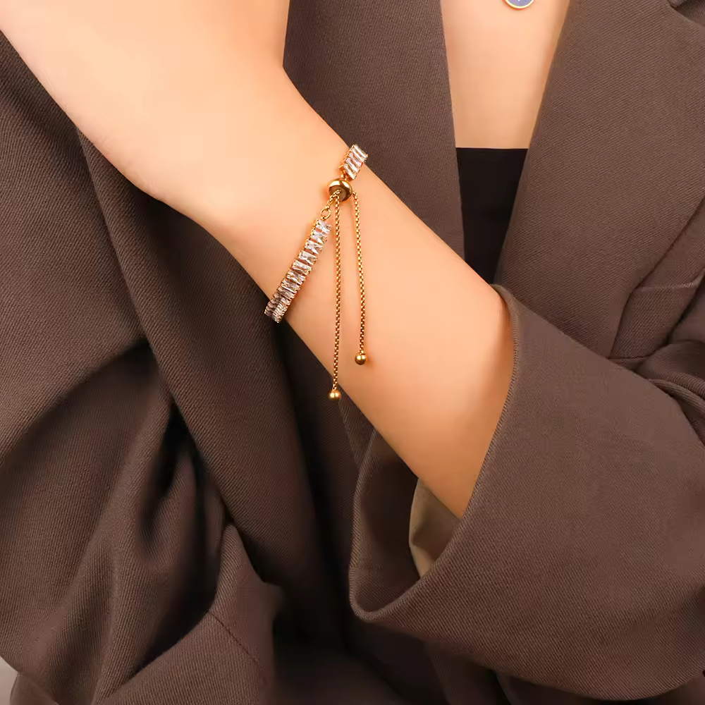 Baguette Square Tennis Bracelet - Shvetah