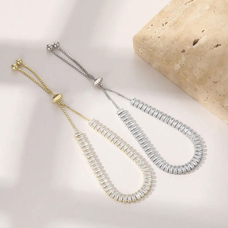 Baguette Square Tennis Bracelet - Shvetah