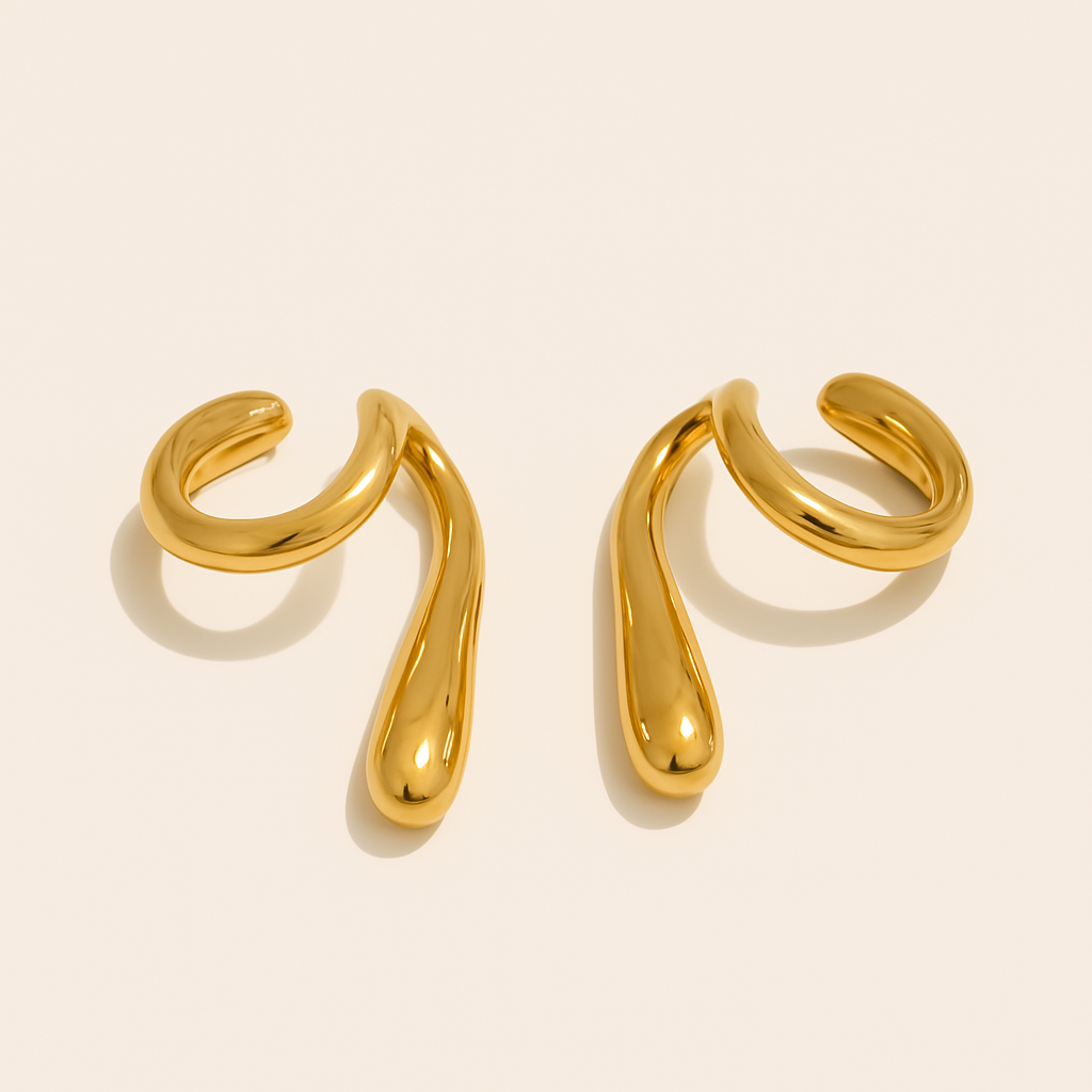 No Piercing Muse Curve Ear Cuffs