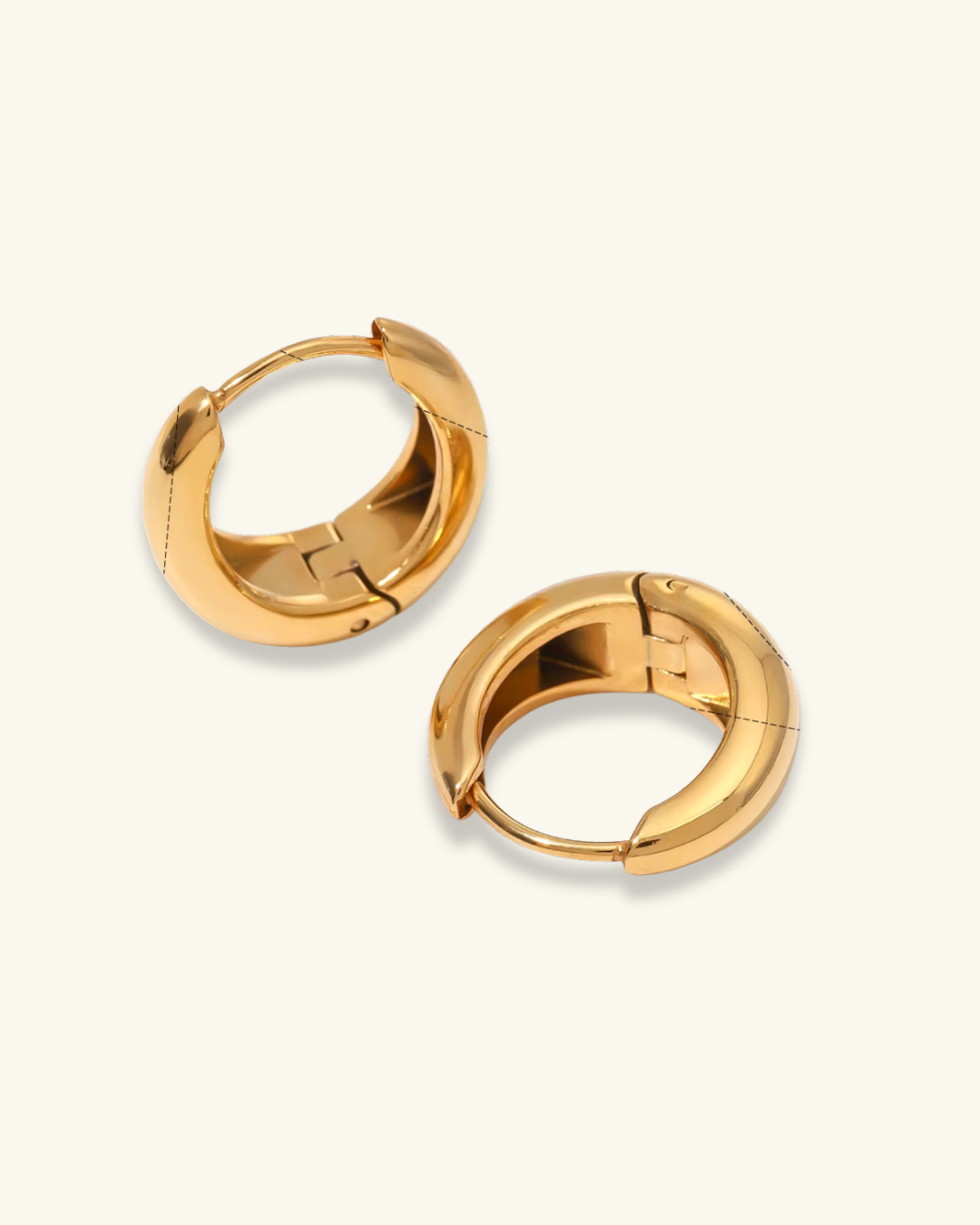 Easy Huggie Hoops