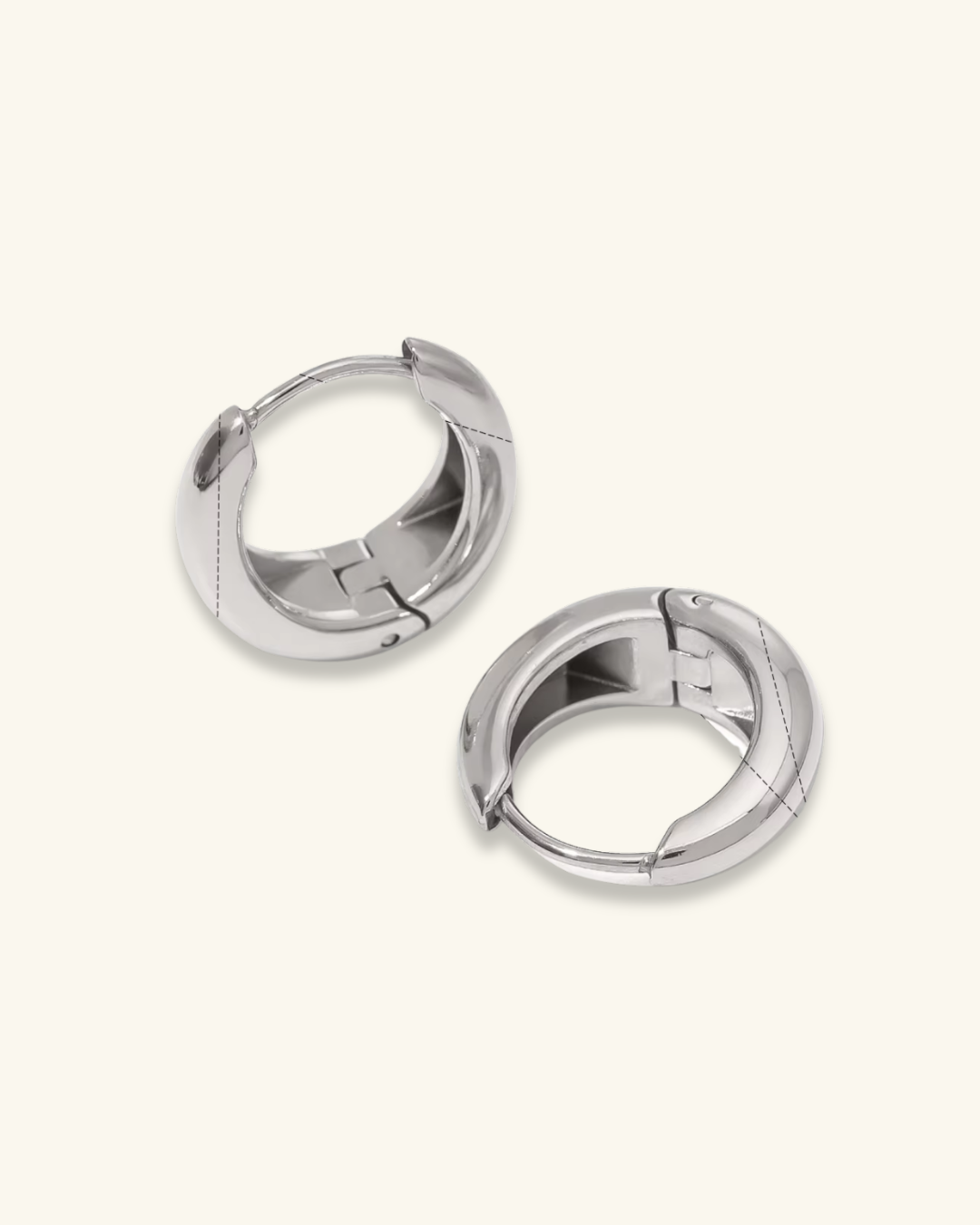 Easy Huggie Hoops