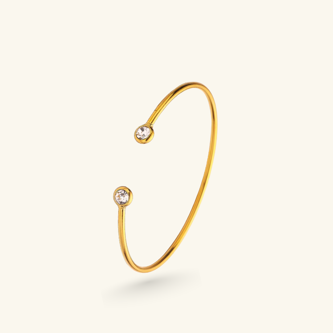 Duo Diamond Slim Cuff