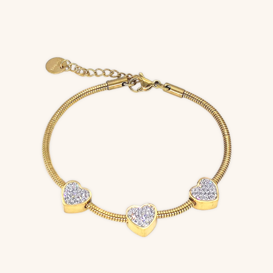 Diamond Heart Bracelet