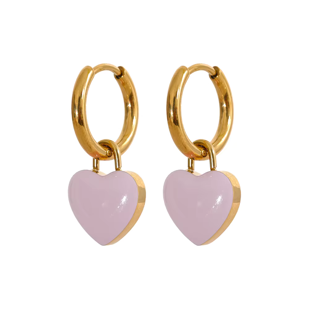Enamel Heart Drops - Shvetah