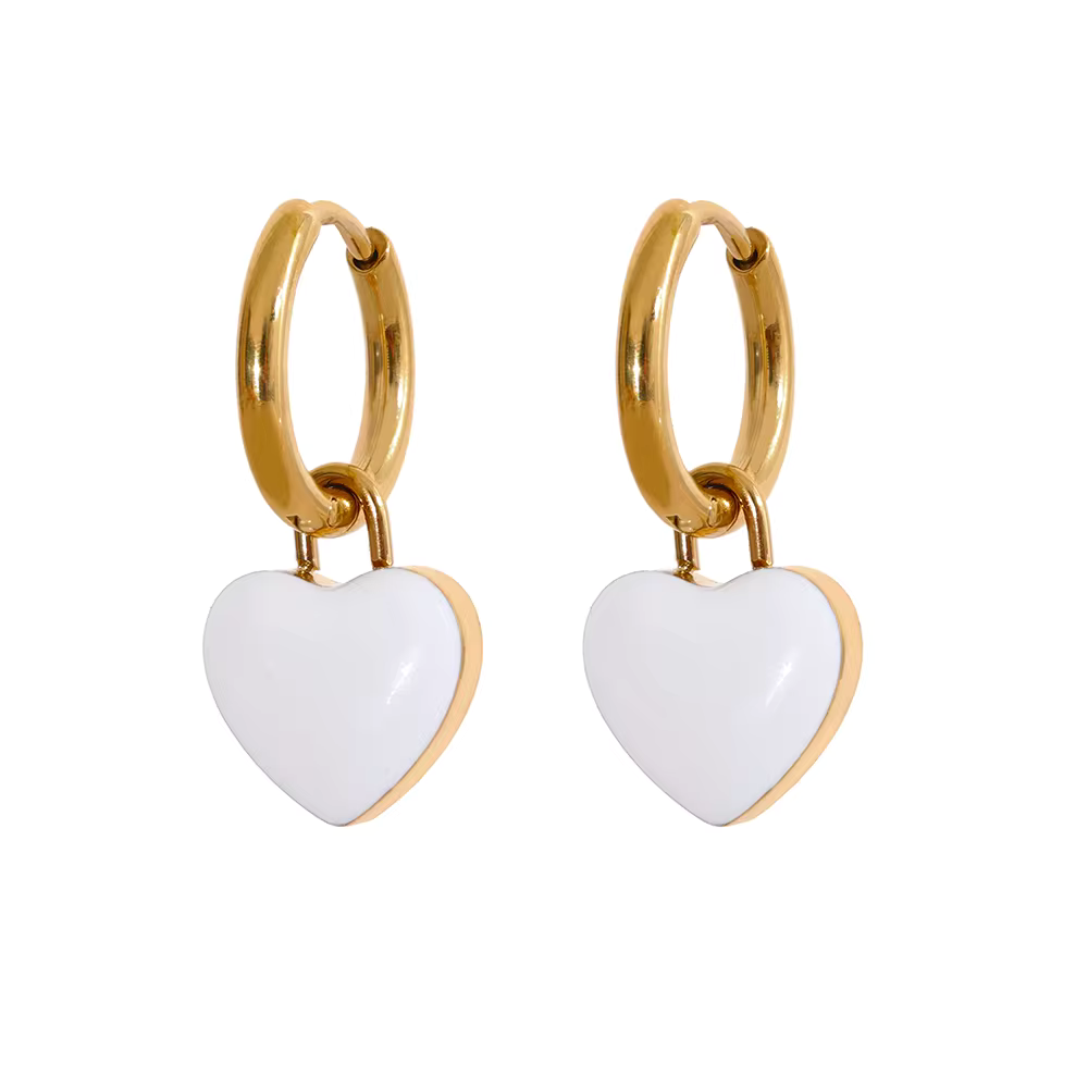 Enamel Heart Drops - Shvetah