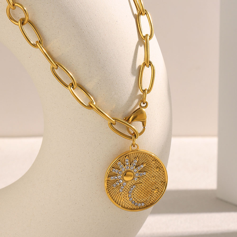 Sunburst Medallion Necklace