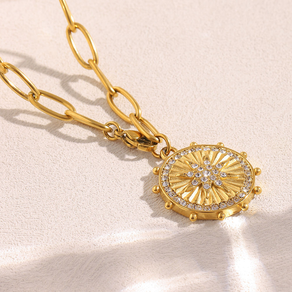 Sunburst Medallion Necklace