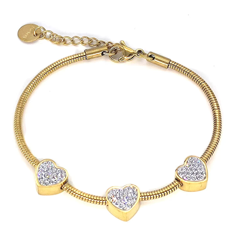 Diamond Heart Bracelet