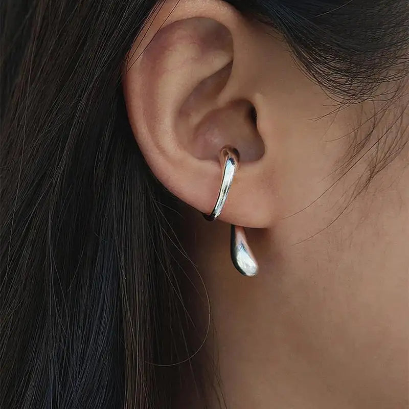 No Piercing Muse Curve Ear Cuffs