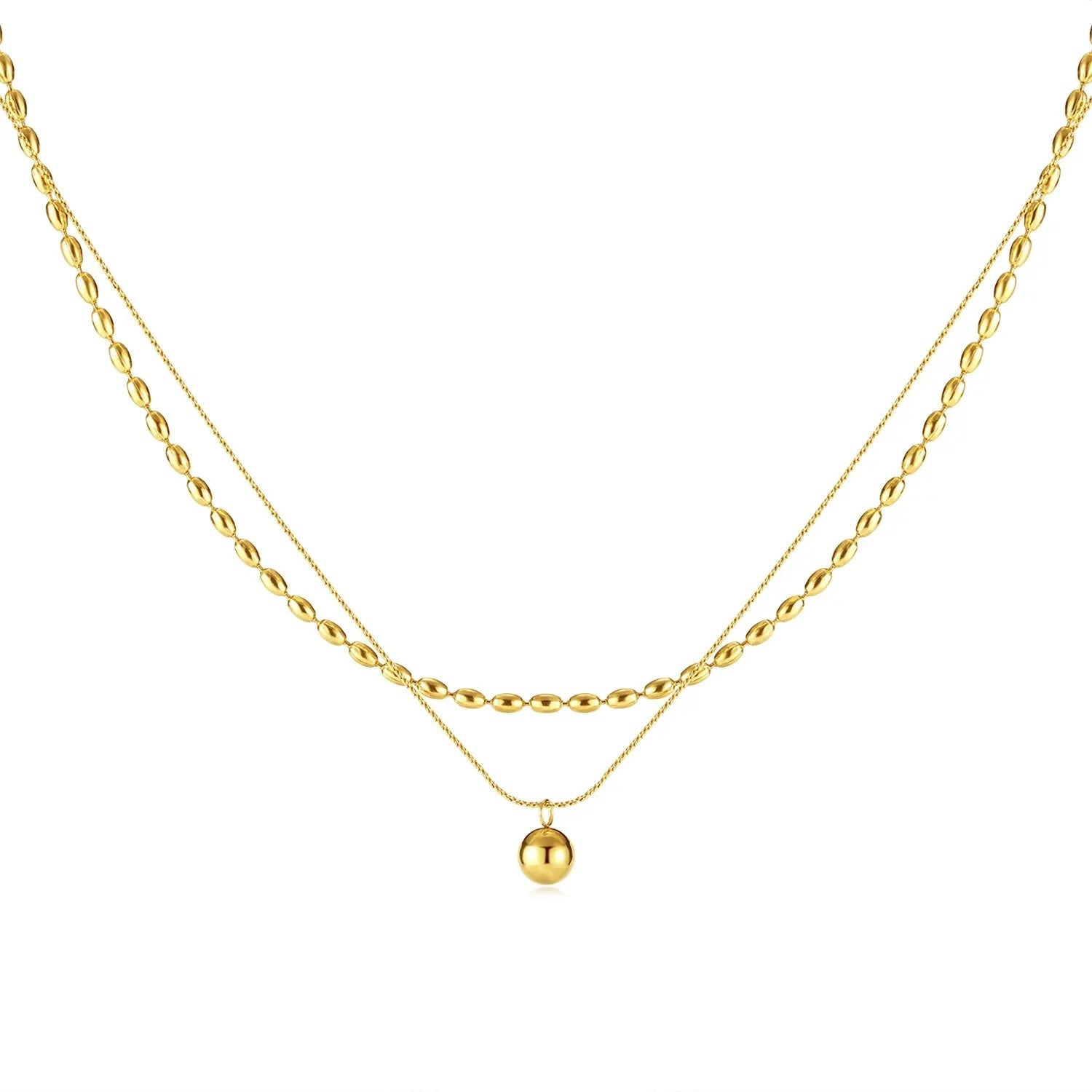 Halo Stacked Necklace - Shvetah