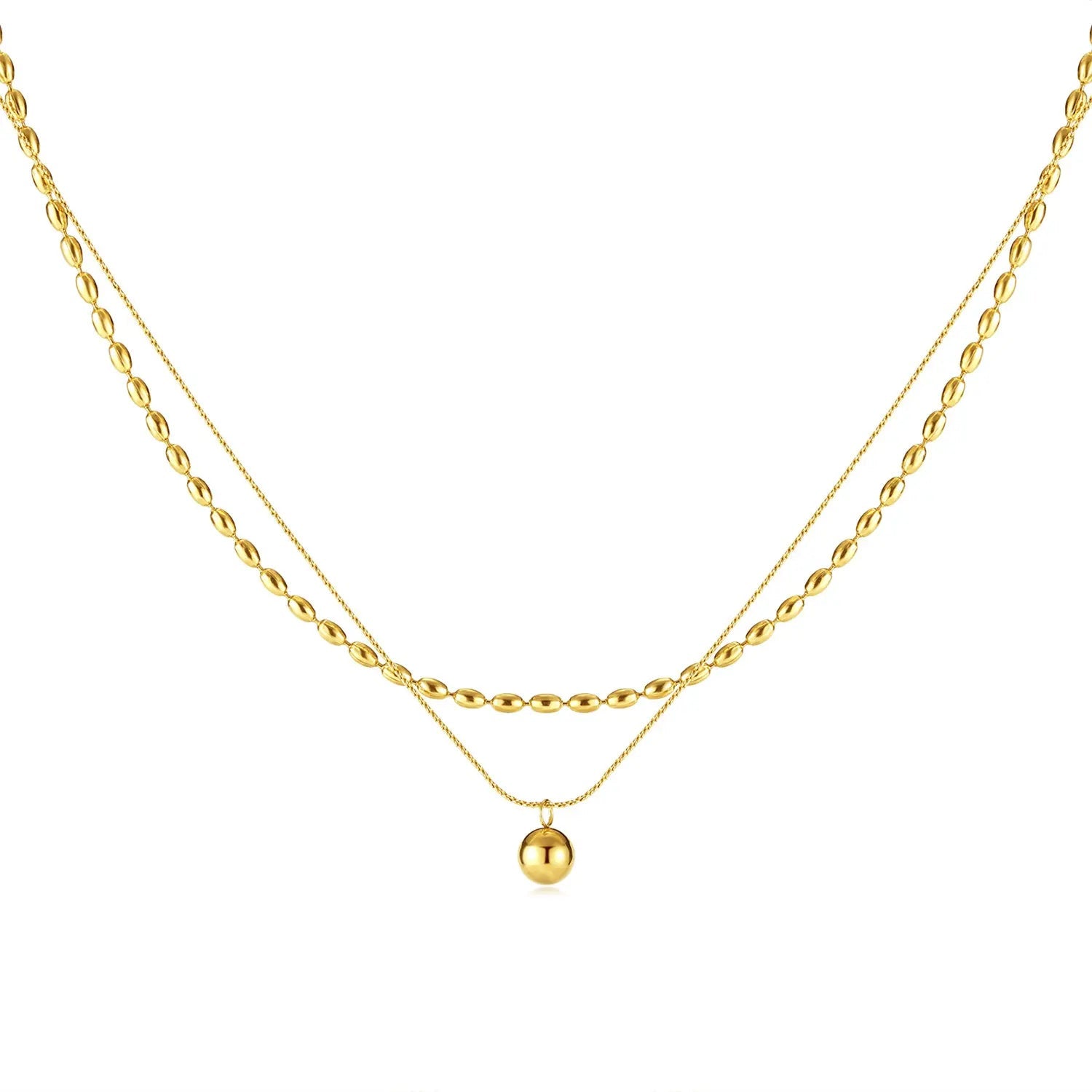 Halo Stacked Necklace - Shvetah