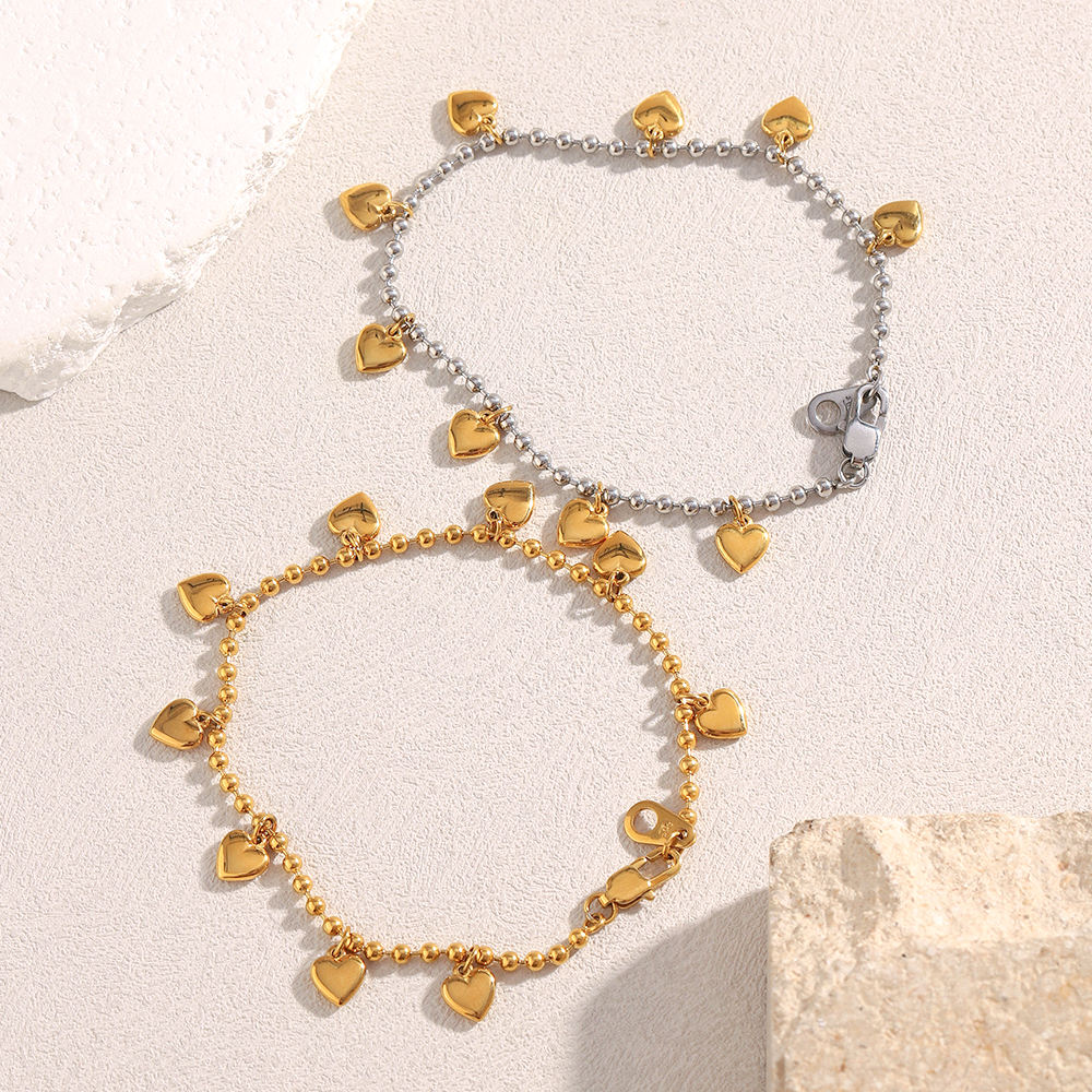 Heart Charm Bracelet