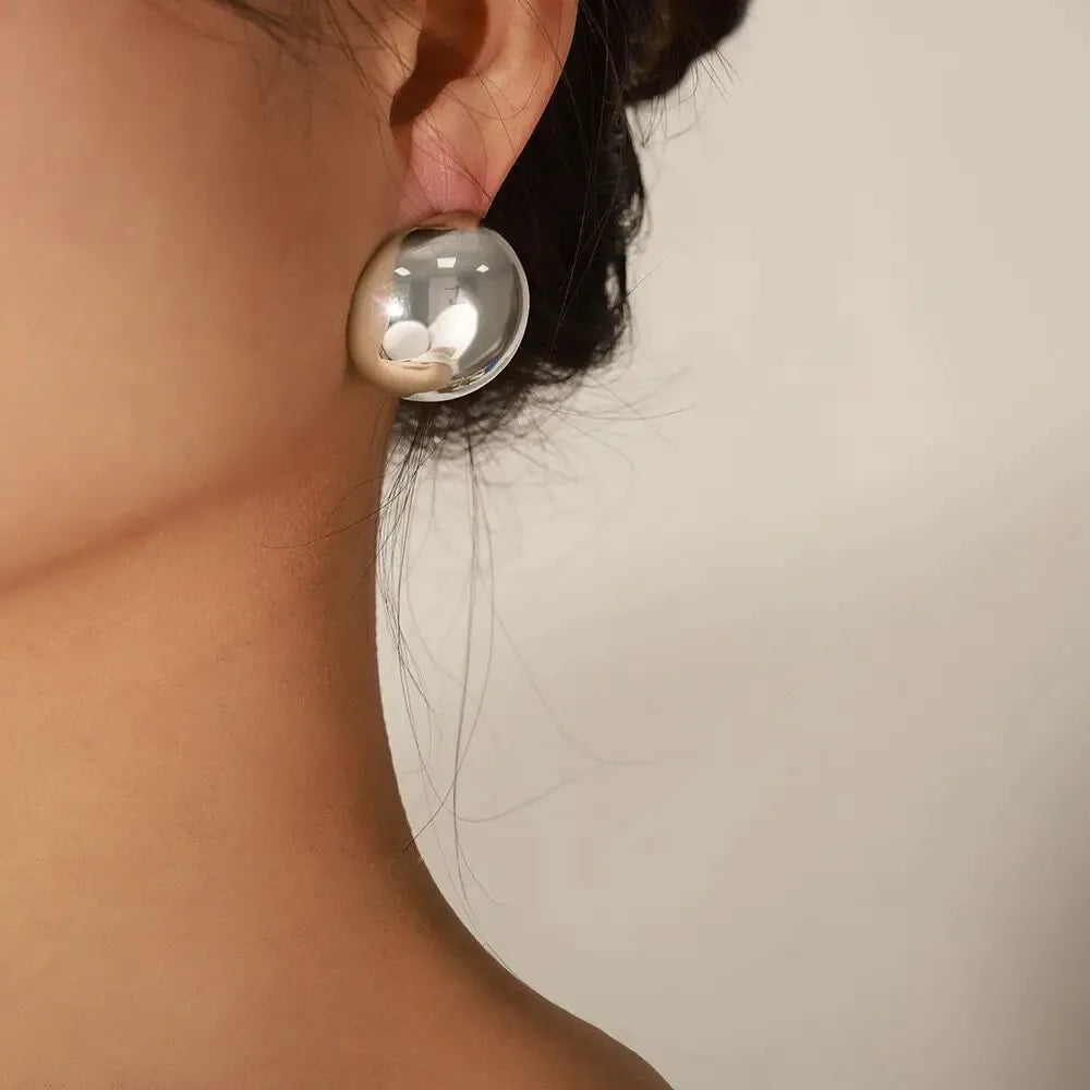 Dome Stud Earrings