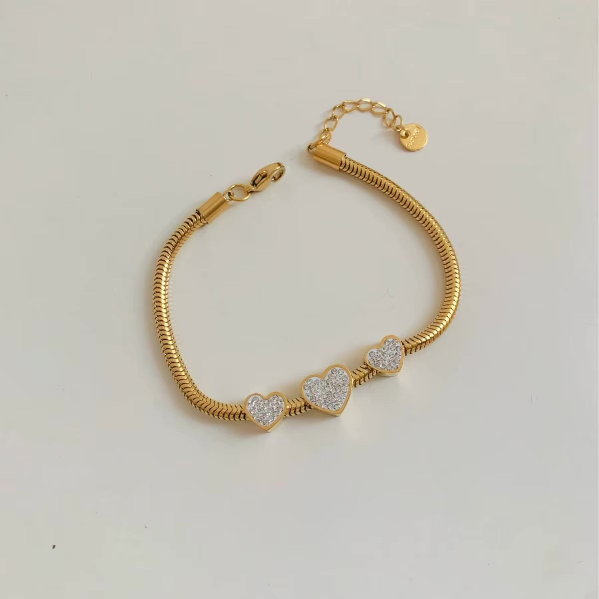 Diamond Heart Bracelet