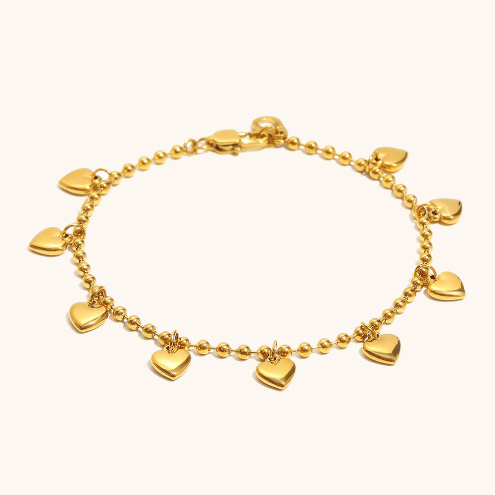 Heart Charm Bracelet