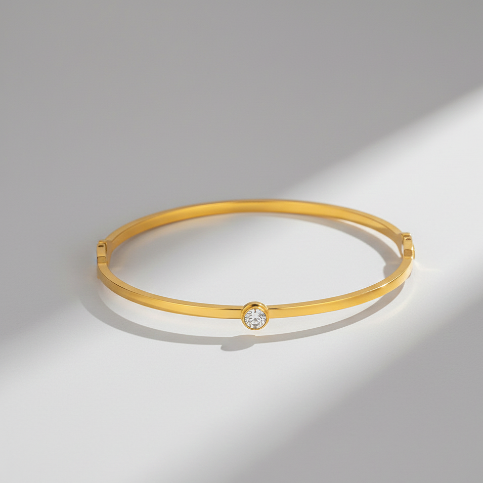 Halo Bangle Bracelet (Openable)