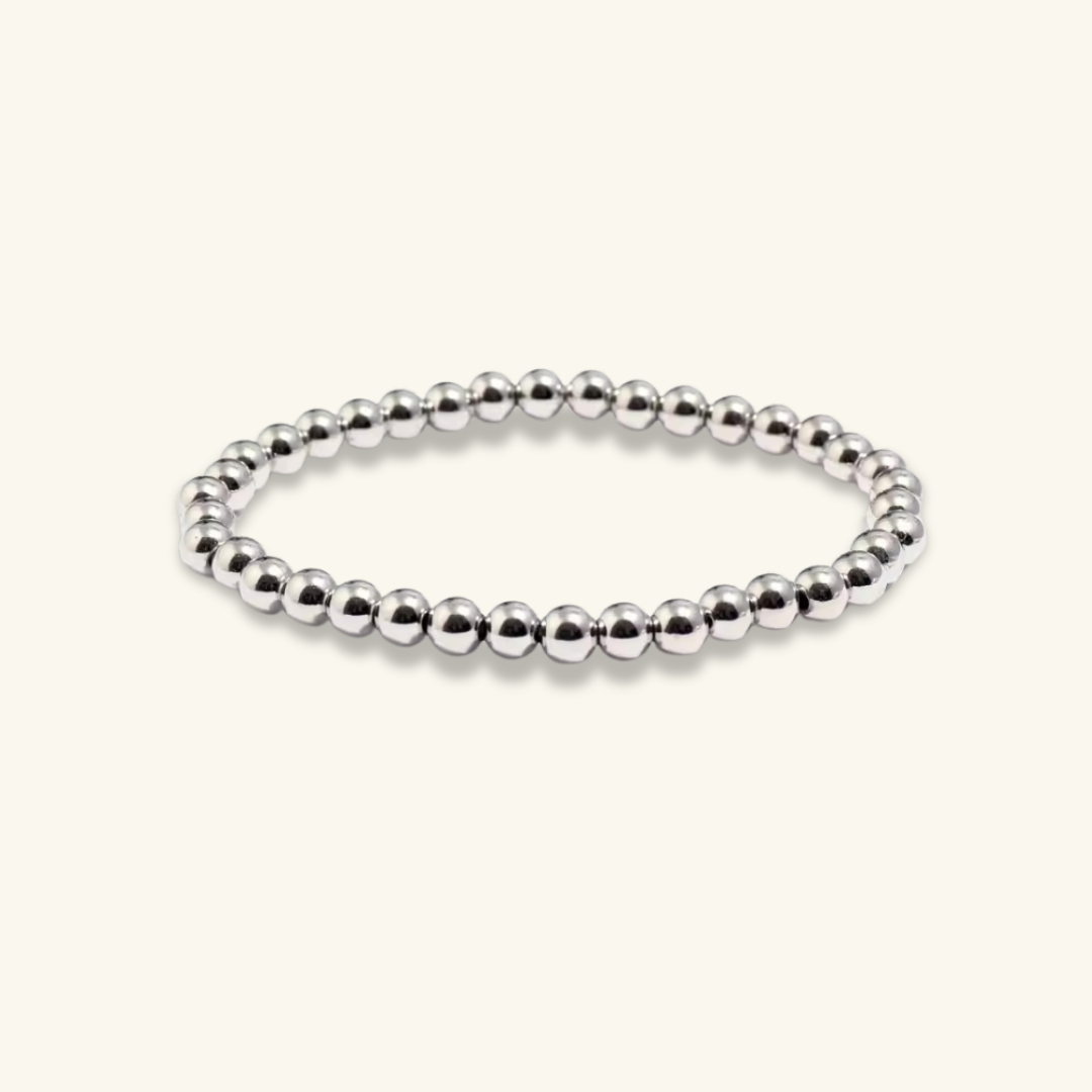 Poppy Silver Bracelet - Shvetah