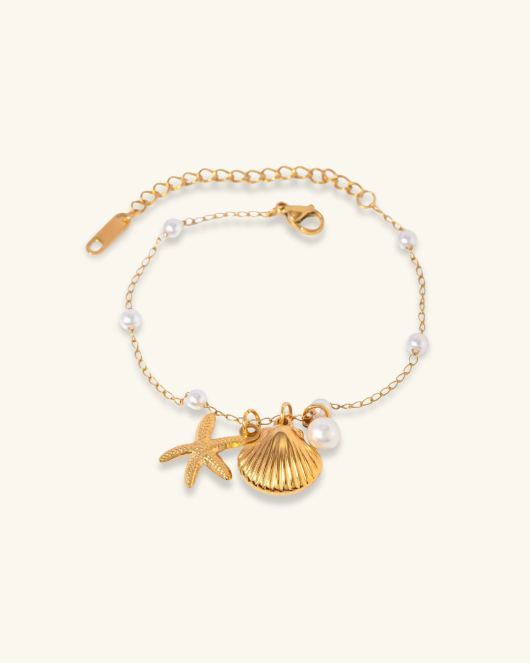 Seashell Charm Bracelet - Shvetah