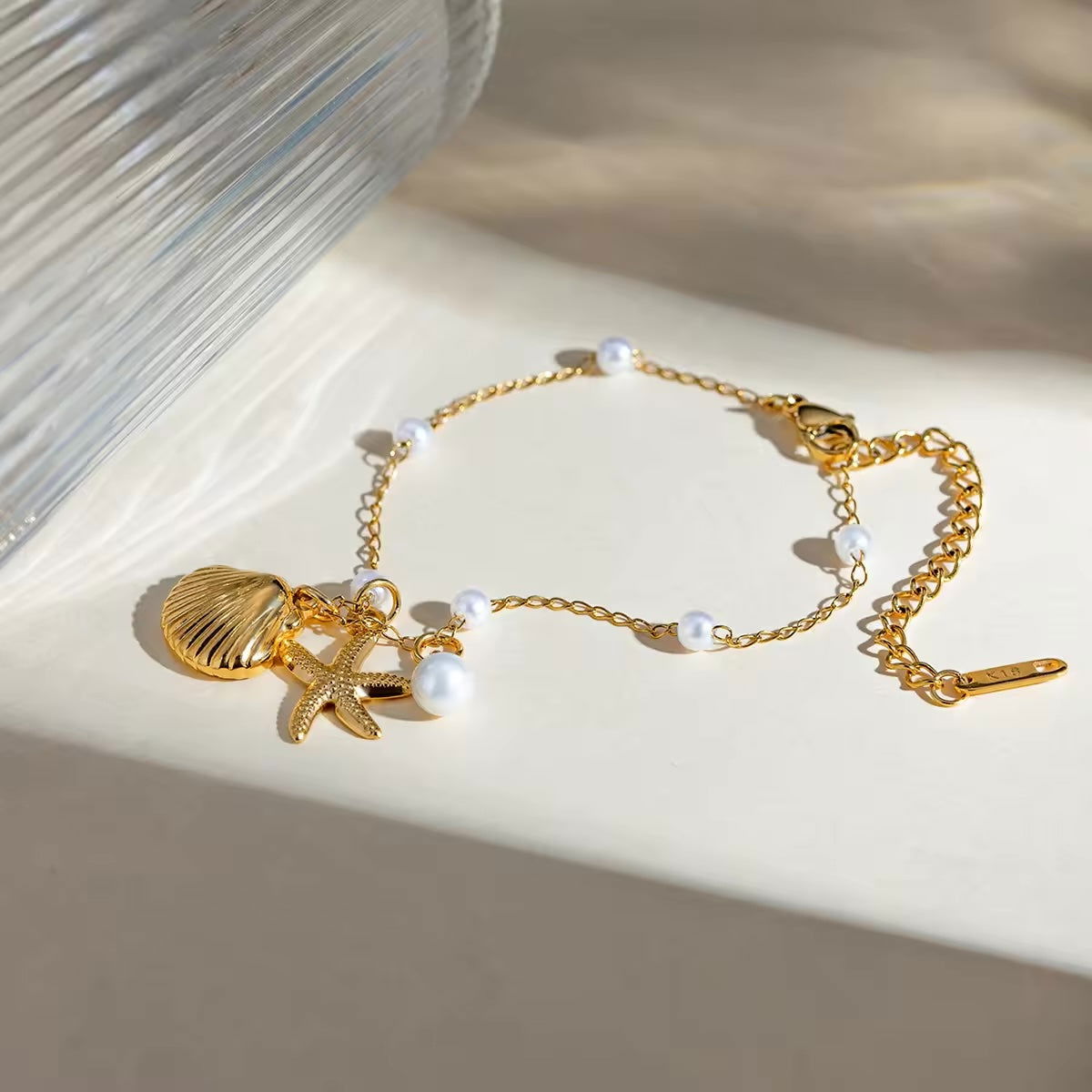 Seashell Charm Bracelet - Shvetah