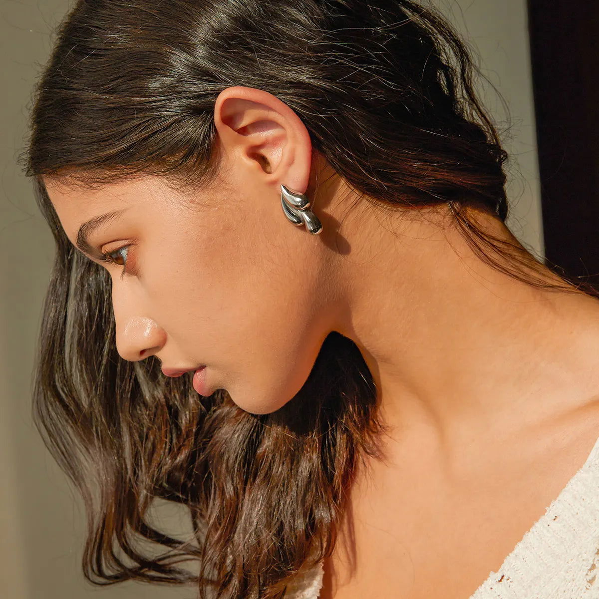 Triple Waterdrop Earrings - Shvetah