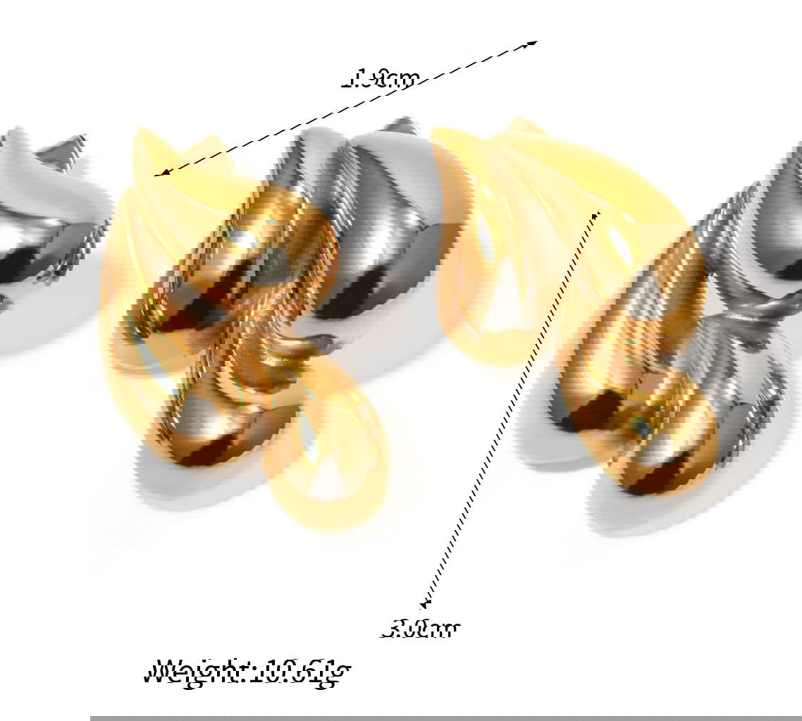 Triple Waterdrop Earrings - Shvetah