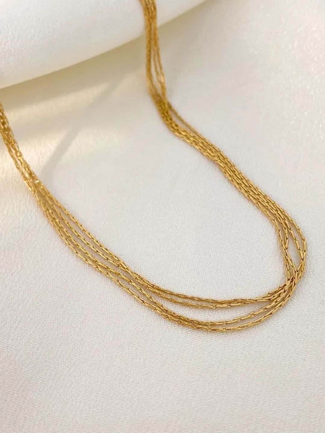 Layered Strings Necklace