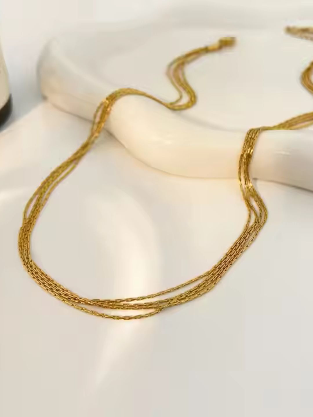 Layered Strings Necklace