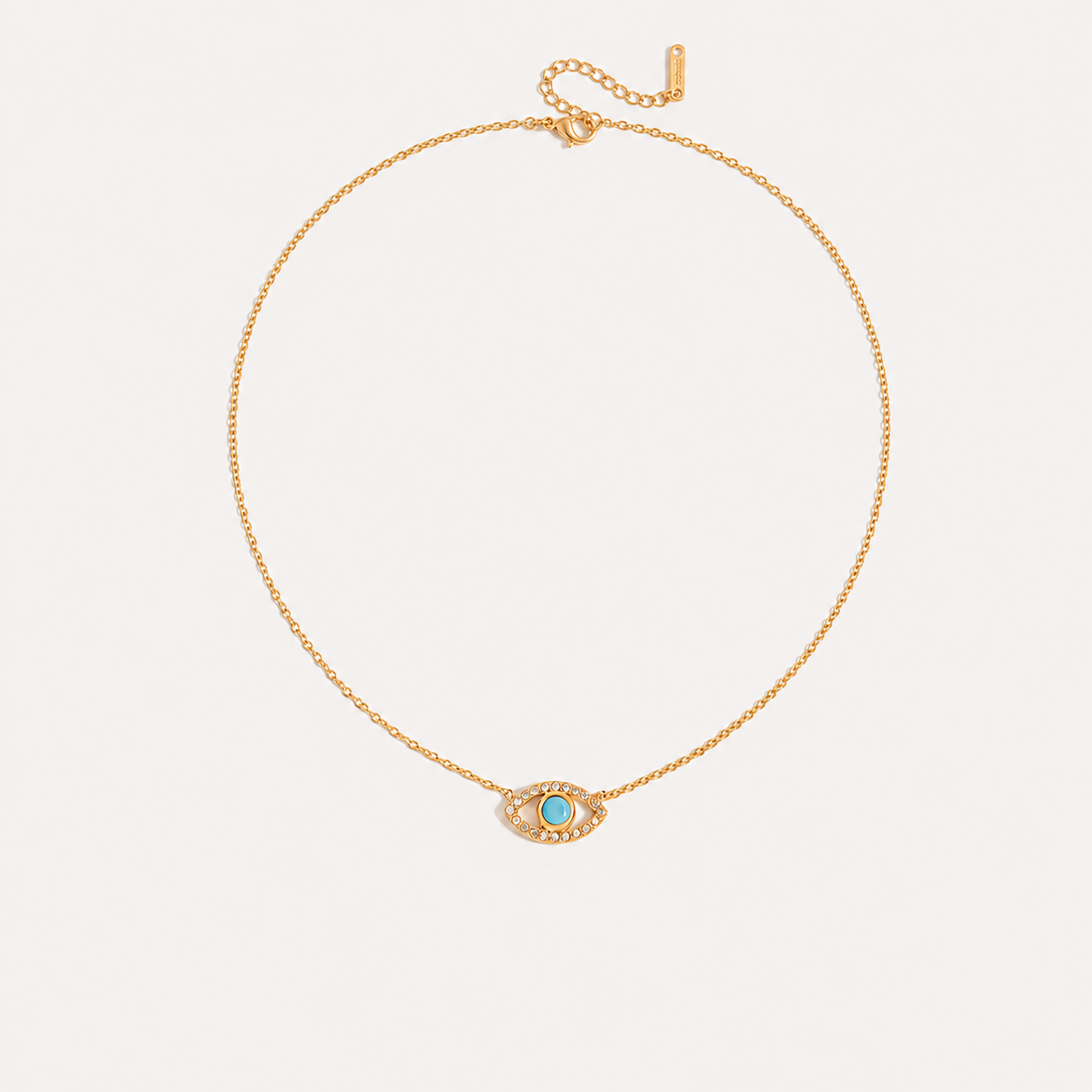 Adele Evil Eye Pendant Necklace
