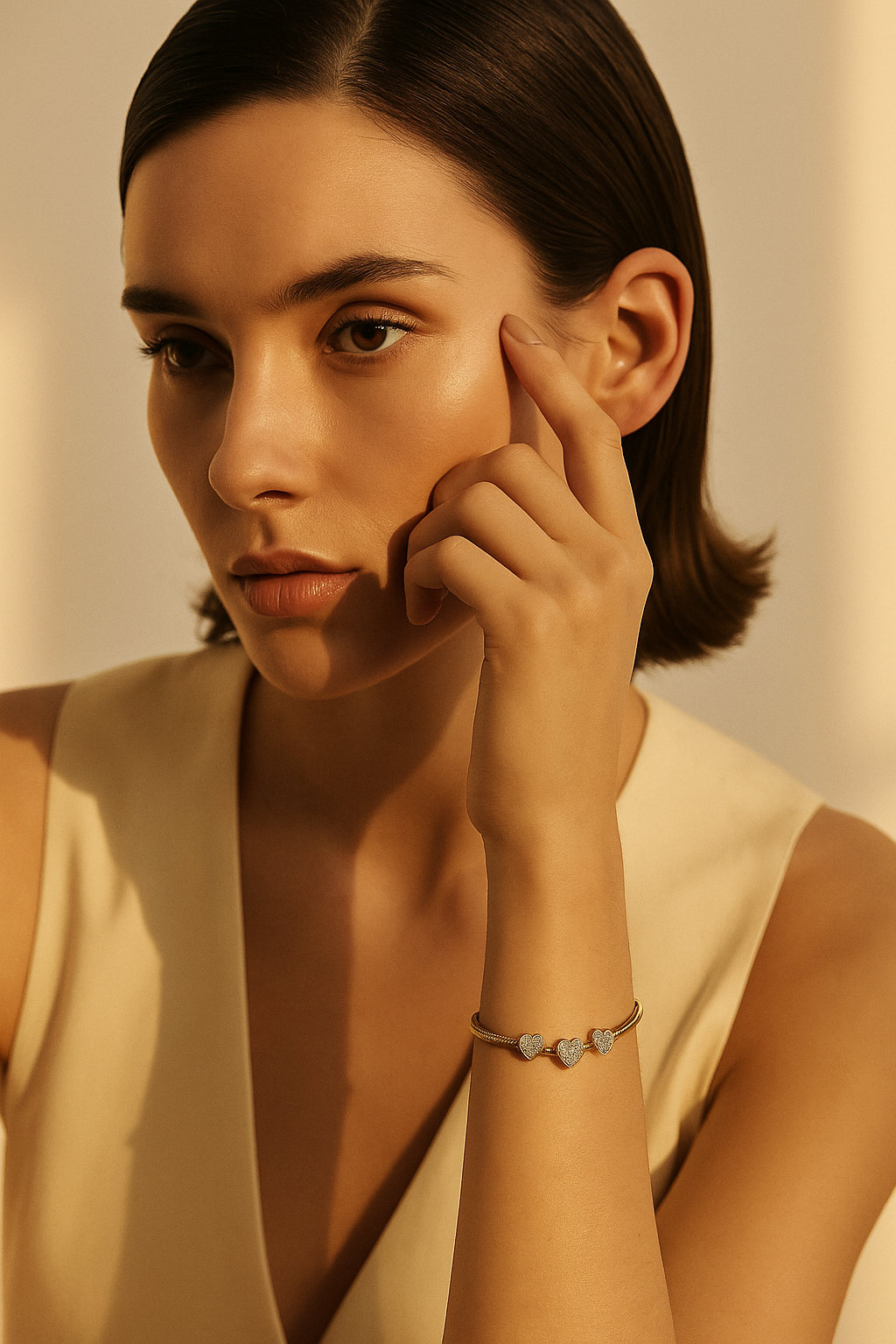 Diamond Heart Bracelet