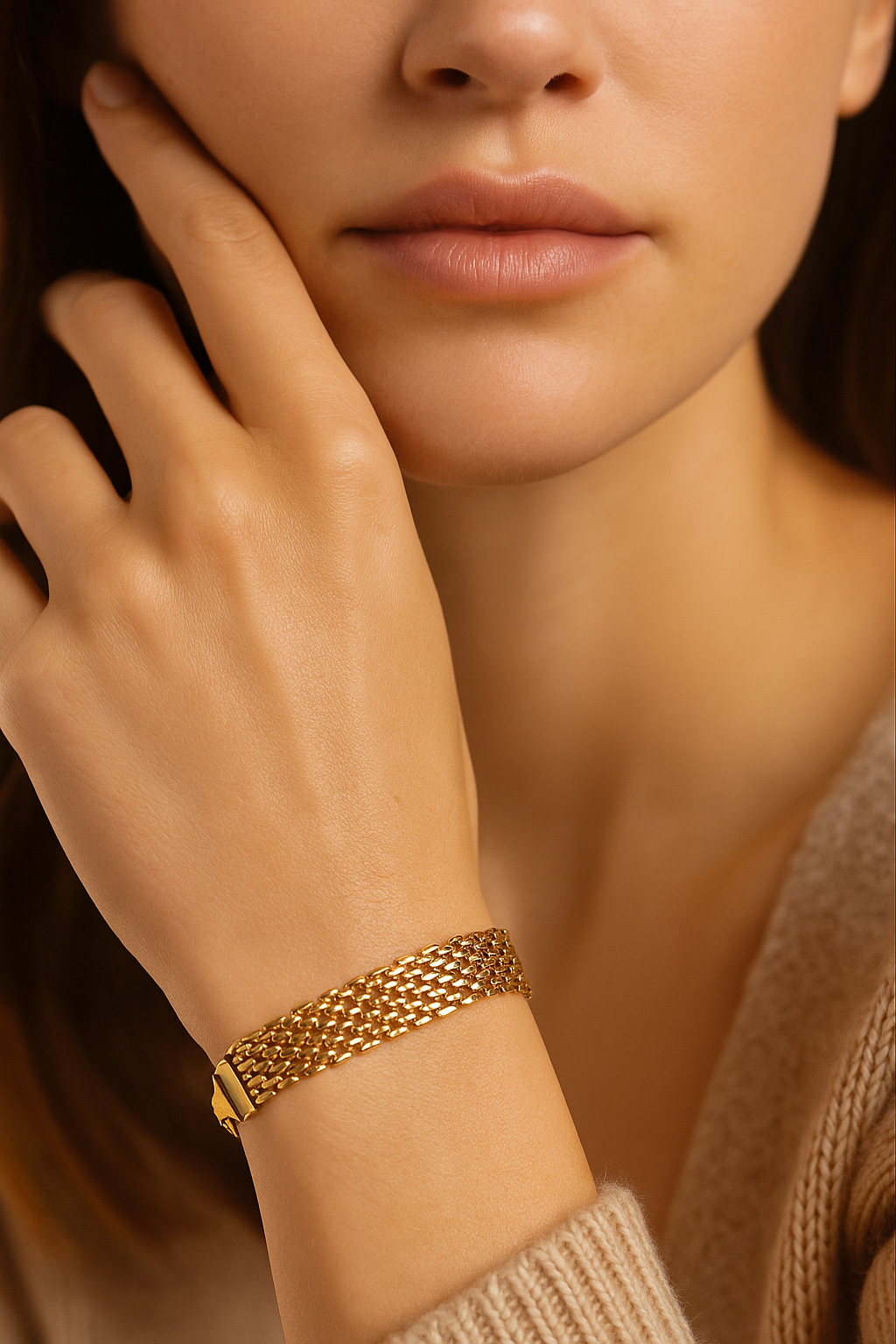 Bold Mesh Bracelet