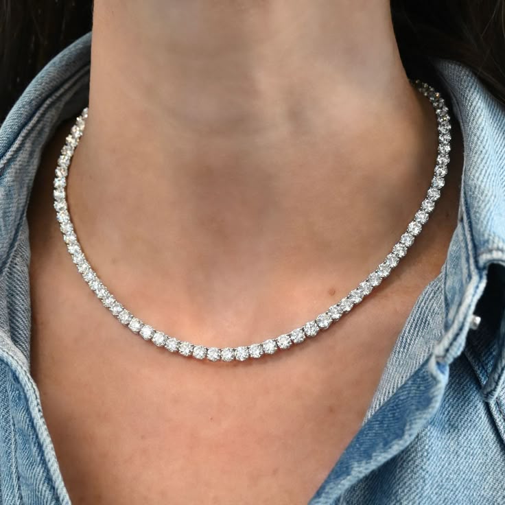 Tennis Diamond Necklace