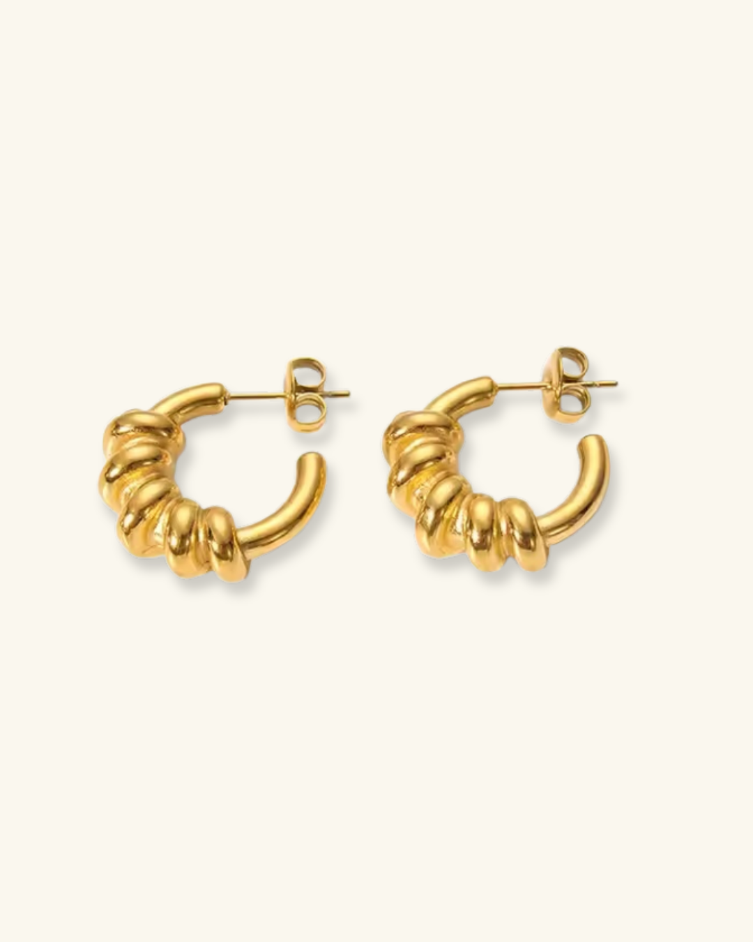 Luna Twisted Hoops