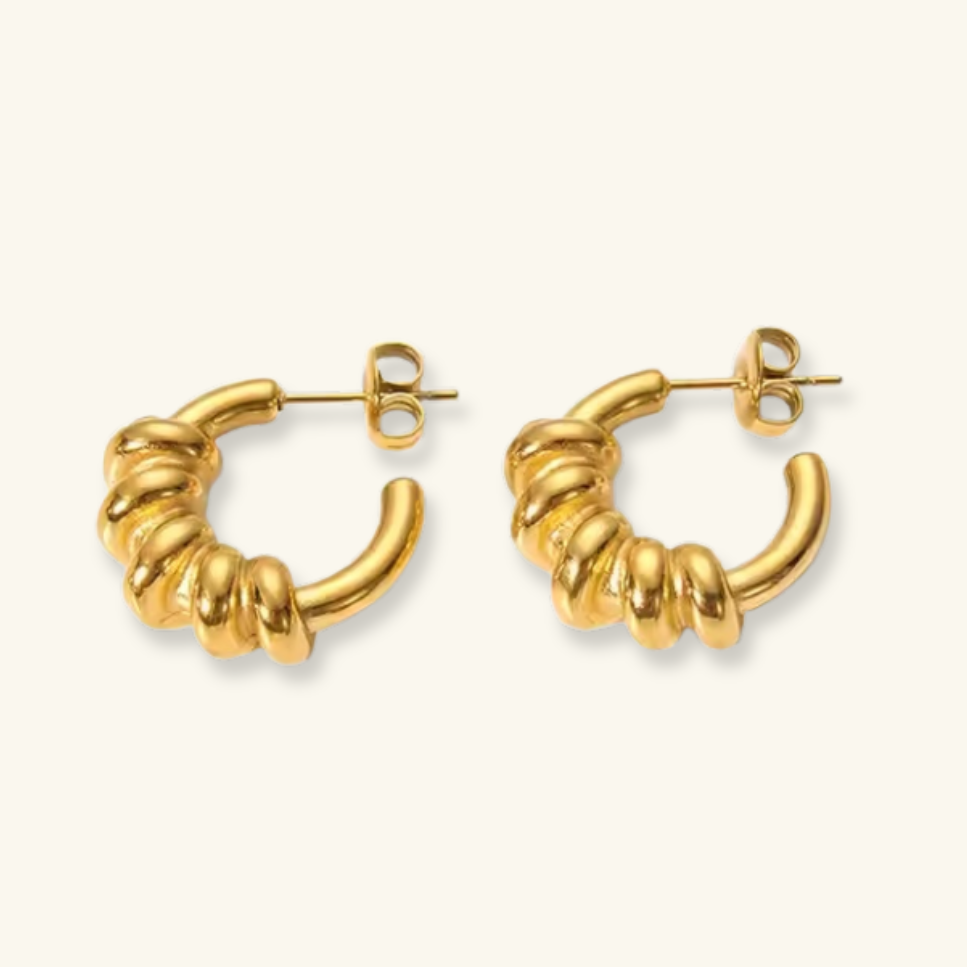 Luna Twisted Hoops