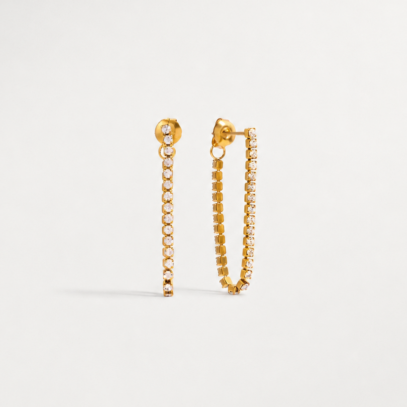 Grace Chain Drop Earrings