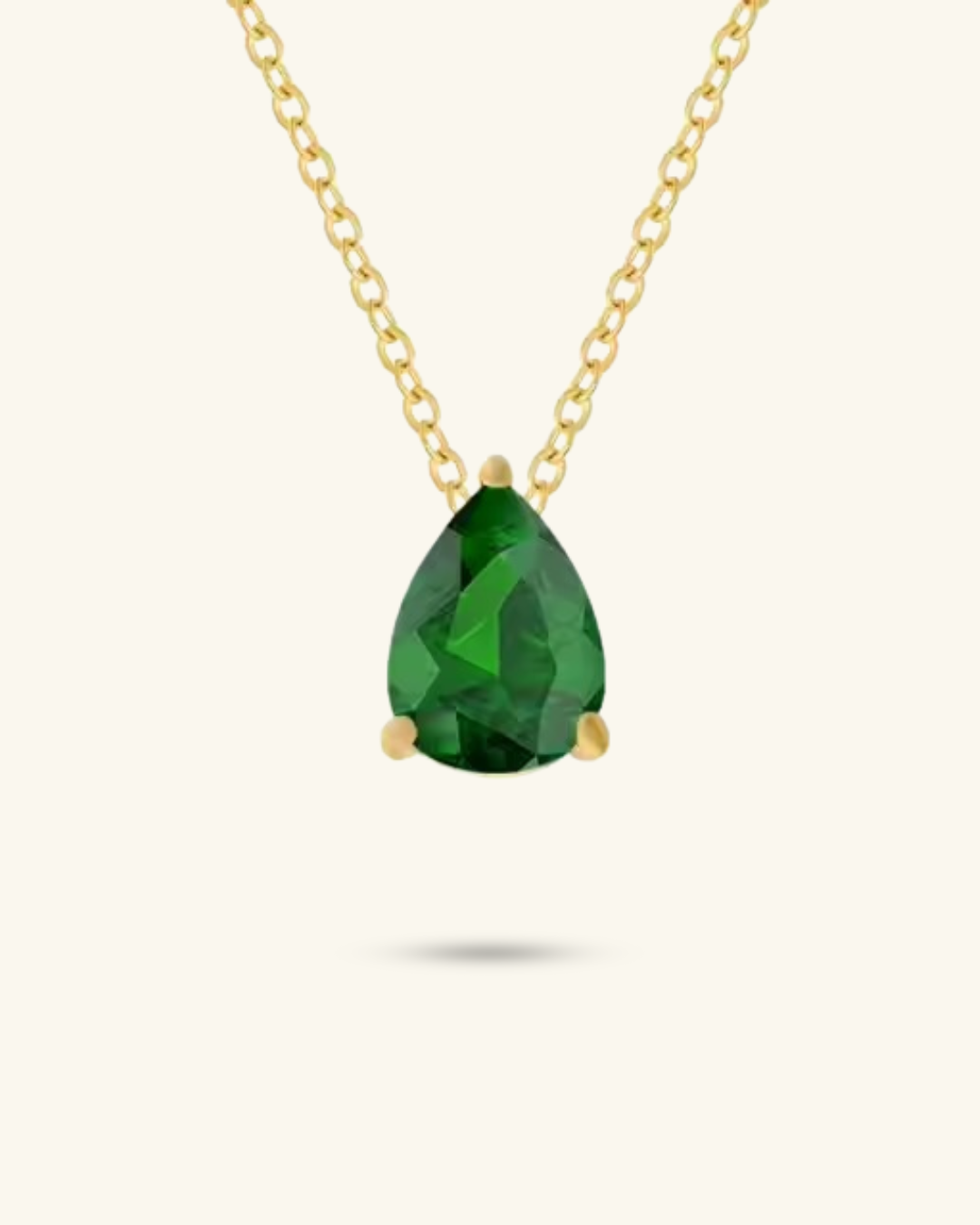 Emerald Pendant Necklace