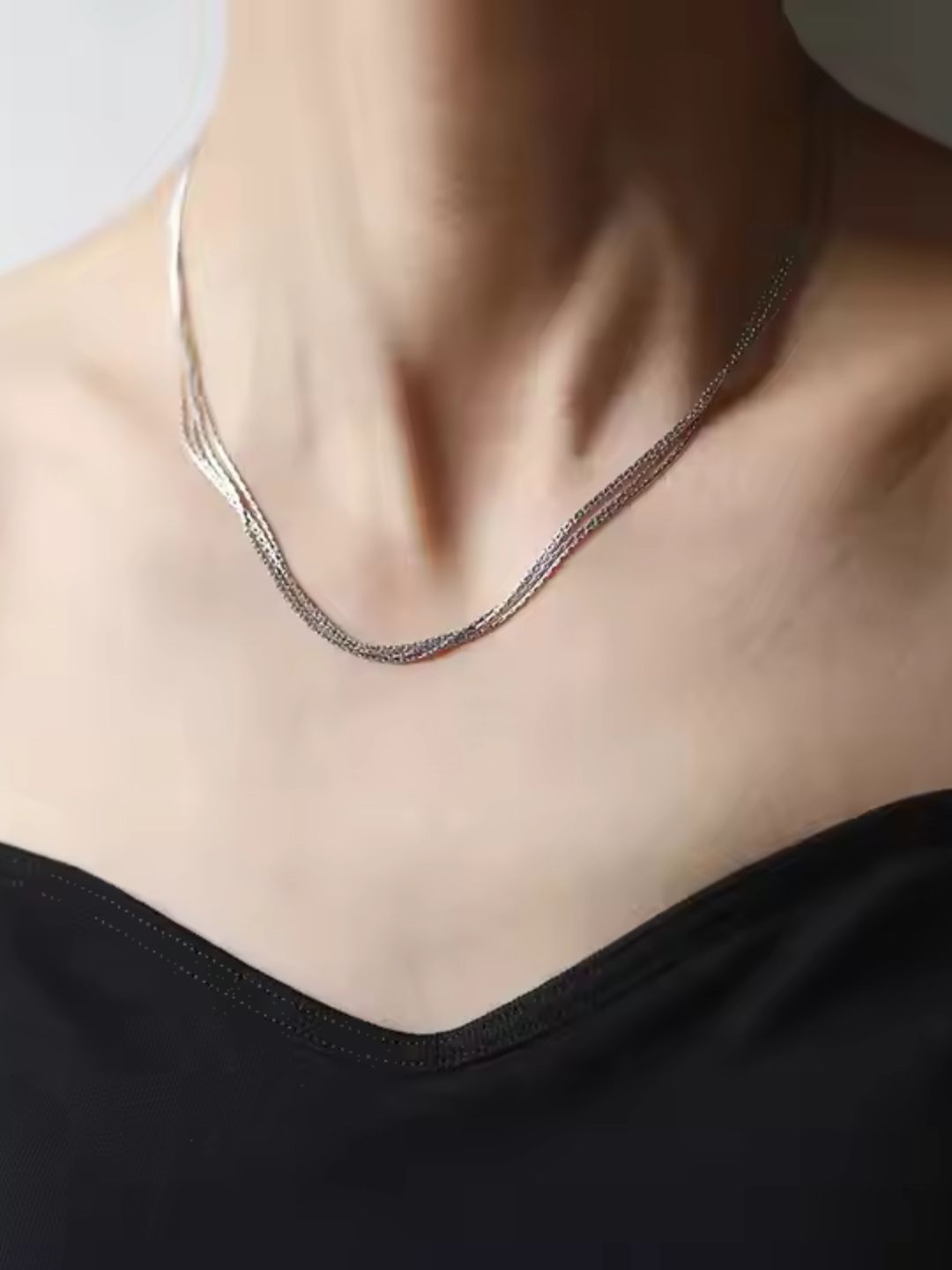 Layered Strings Necklace