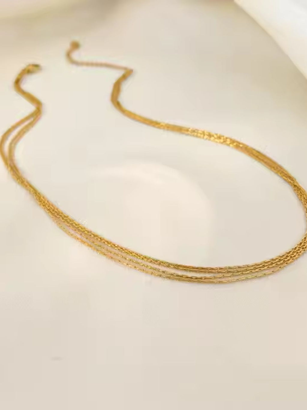 Layered Strings Necklace