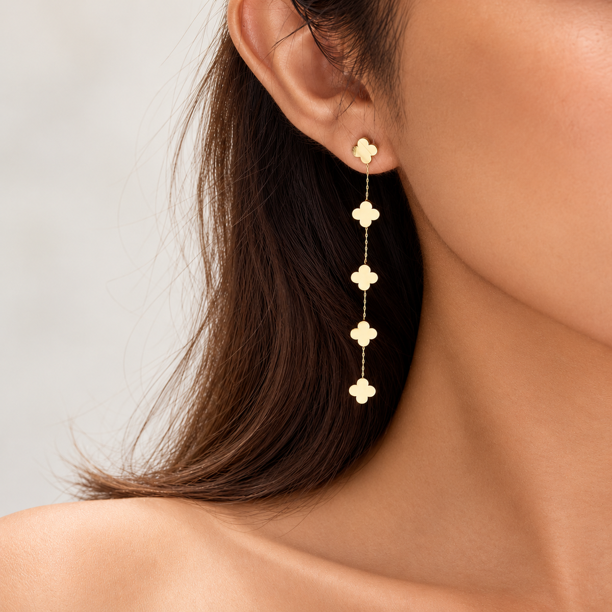 Clover Drop Earrings