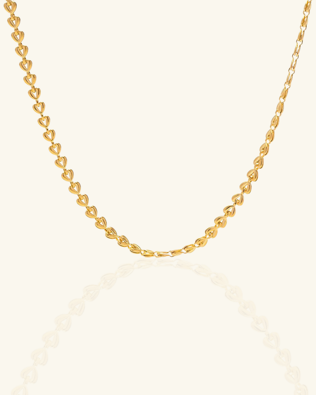 Sweetheart Gold Necklace