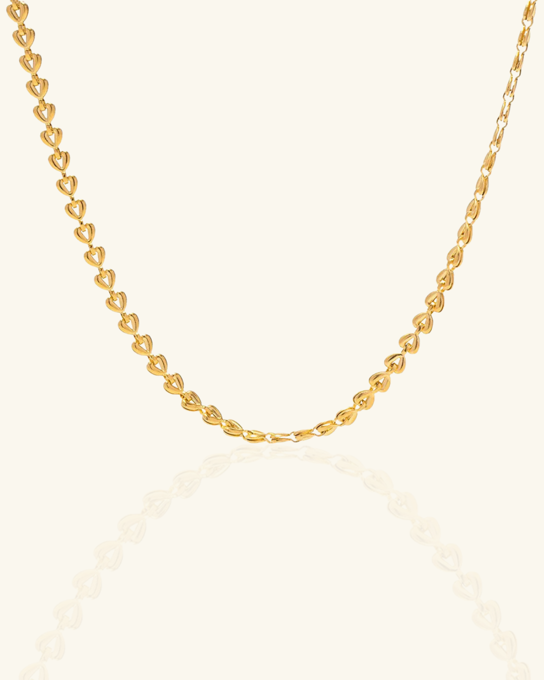 Sweetheart Gold Necklace