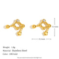 Constellation Zodiac Stud Earrings