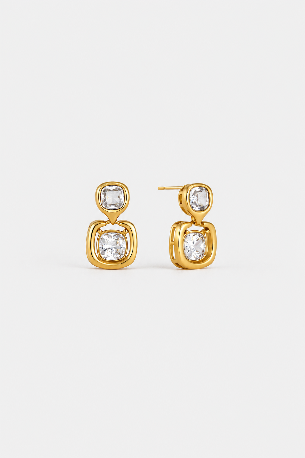 Ava Crystal Drop Earrings