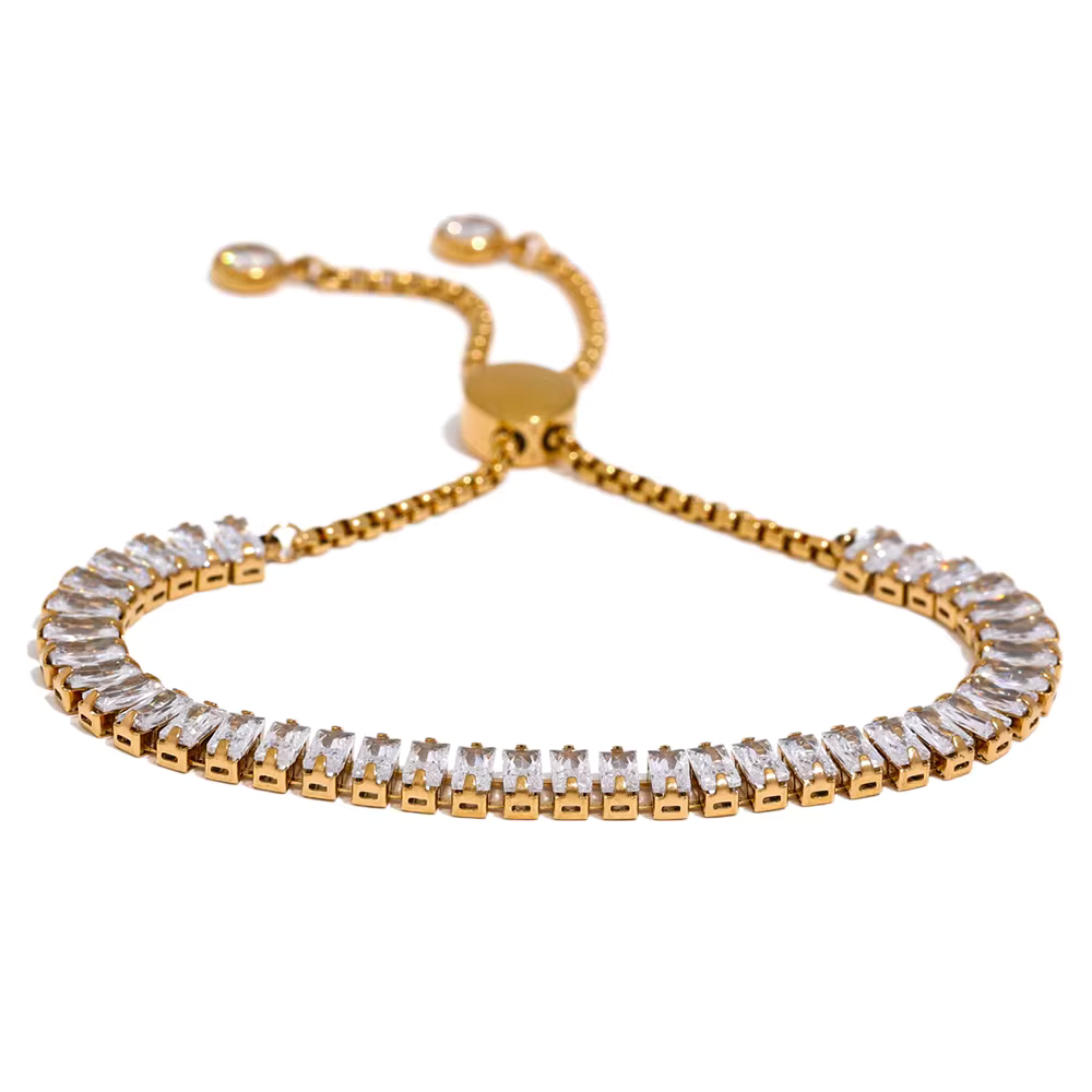 Baguette Square Tennis Bracelet - Shvetah