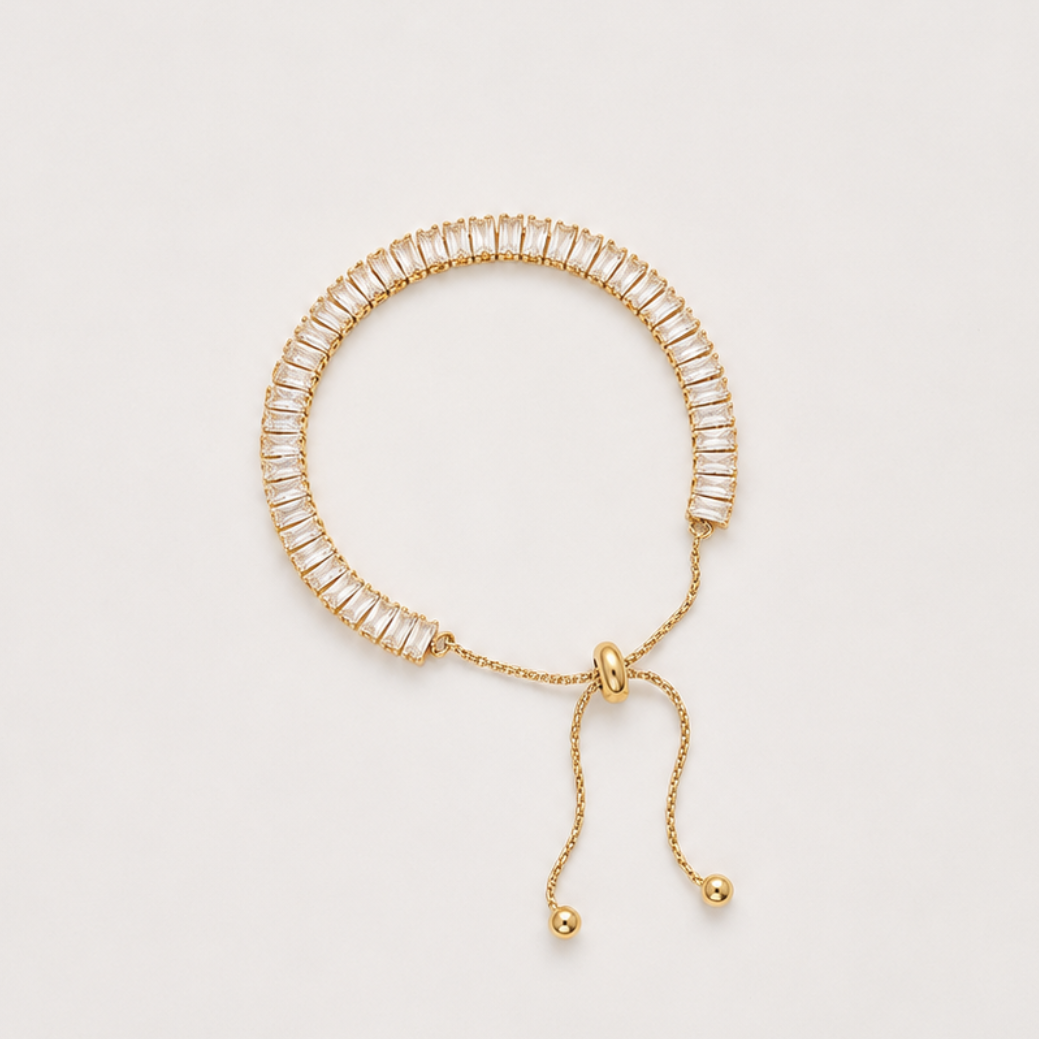 Baguette Square Tennis Bracelet