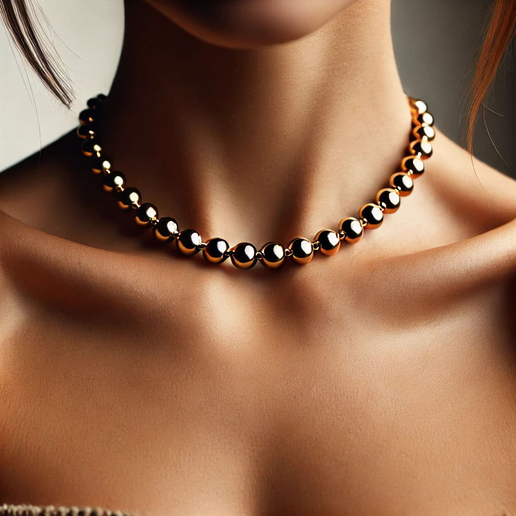 Beaded Chain Necklace - Shvetah