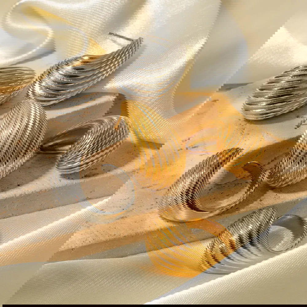 Bella Waterdrop Hoops - Shvetah