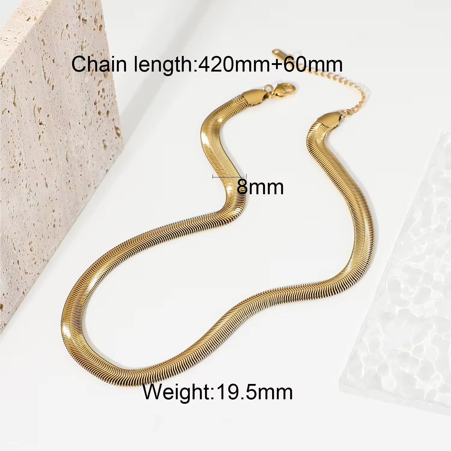 Bold Herringbone Necklace - Shvetah