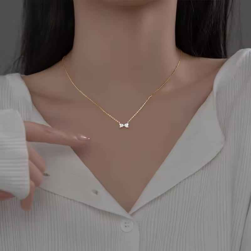 Bow Knot Necklace - Shvetah